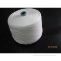 100% Raw White Polyester Ring Spun Yarn For Common Fabric S